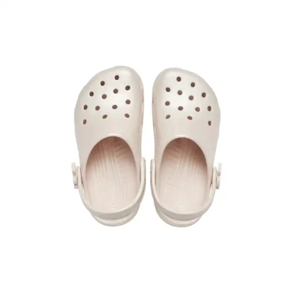 Crocs Toddler Classic Pearl Shine Clog In Quartz-3