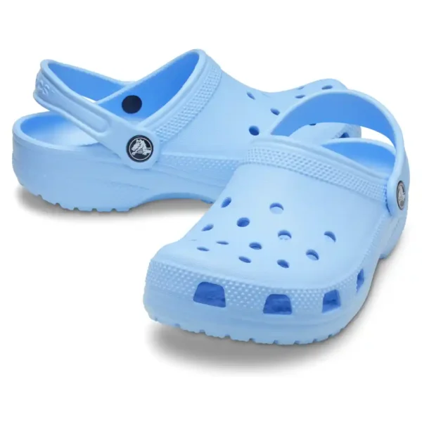 Crocs Toddlers Classic Clog in Blue Calcite-3