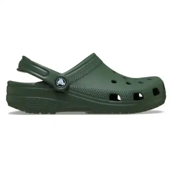 Crocs Toddlers Classic Clog in Field Green-1