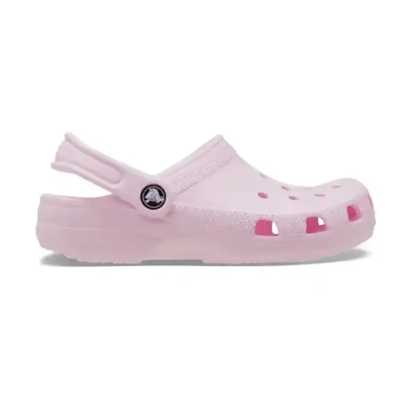 Crocs Toddlers Classic Clog in Pink Milk-1