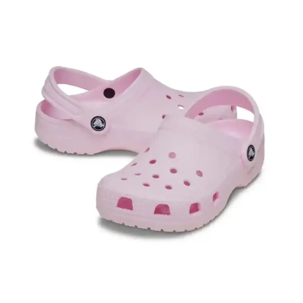 Crocs Toddlers Classic Clog in Pink Milk-3
