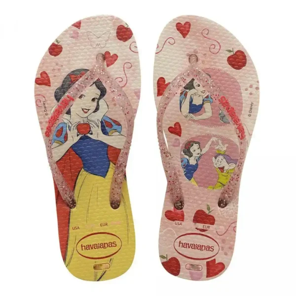 Havaianas Kids Flip Flops Disney Snow White – Pink -1