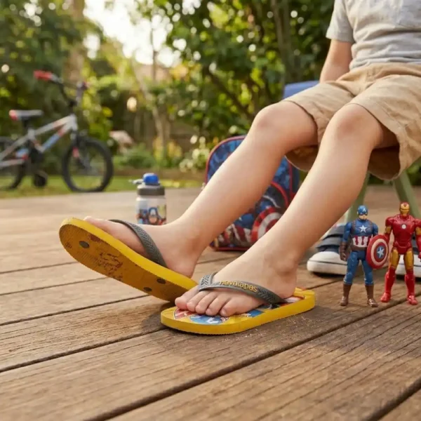 Havaianas Kids Flip Flops Max Marvel – Orange Citrus-2