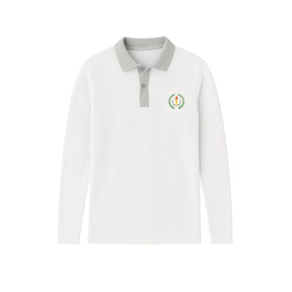 NOS Long Sleeve Polo Shirt