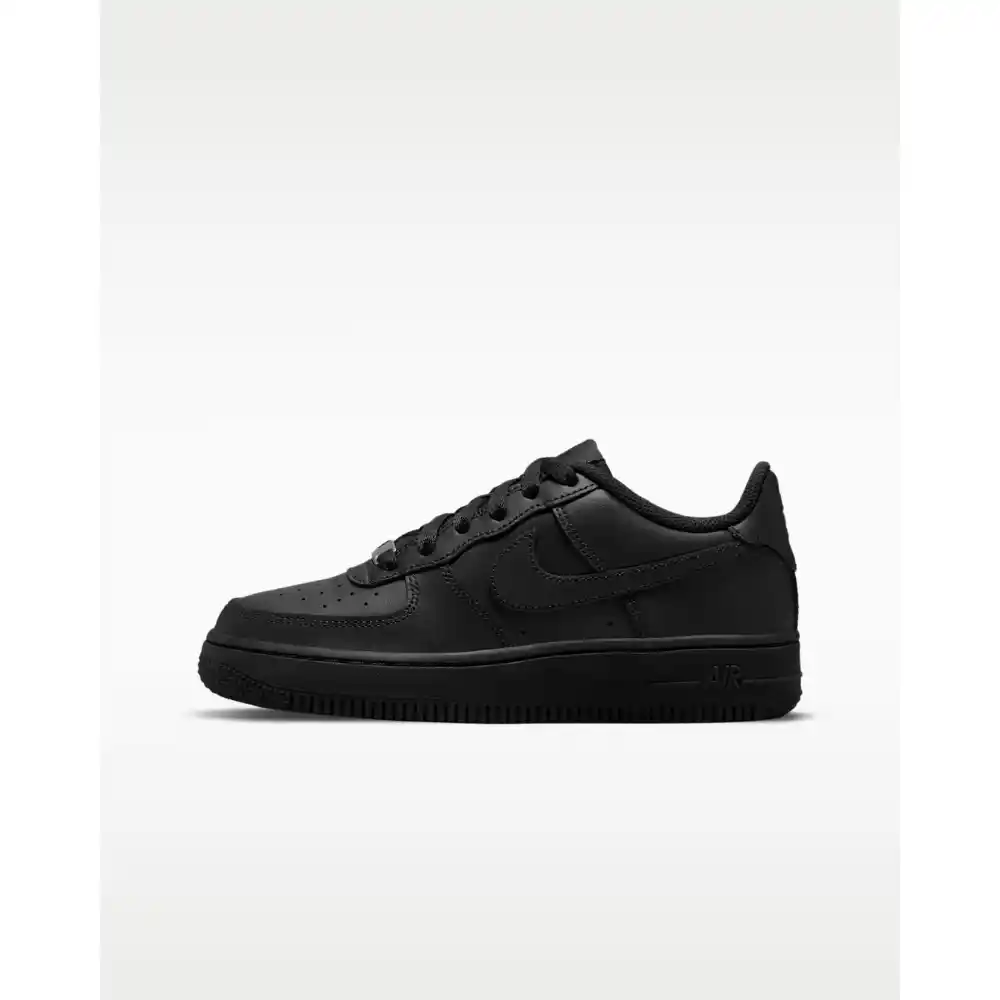 Nike Air Force 1 LE Big Kids Sneakers Triple Black-1