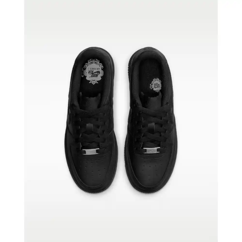 Nike Air Force 1 LE Big Kids Sneakers Triple Black-3