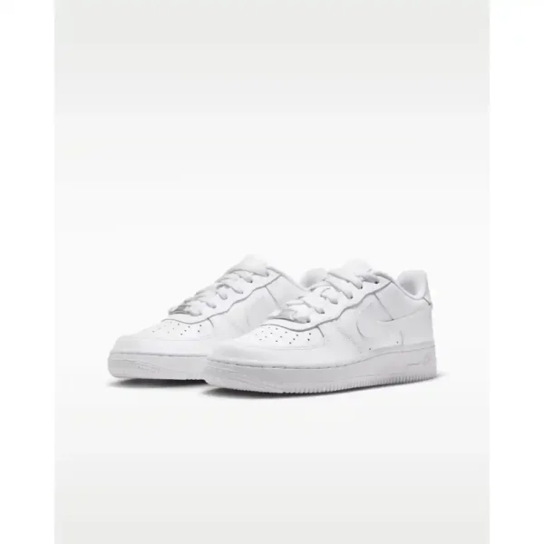 Nike Air Force 1 LE Big Kids Sneakers White-4