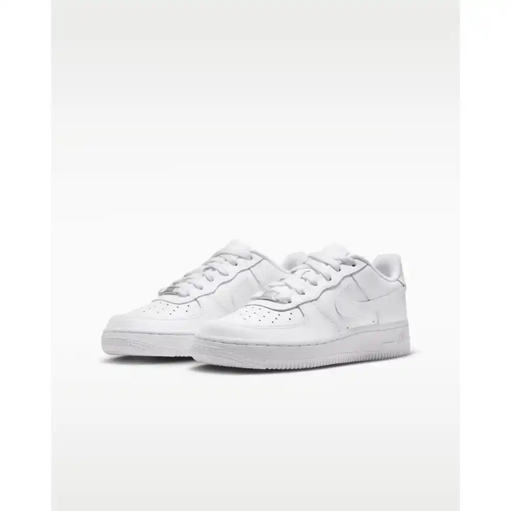 Nike Air Force 1 LE Big Kids Sneakers White-4