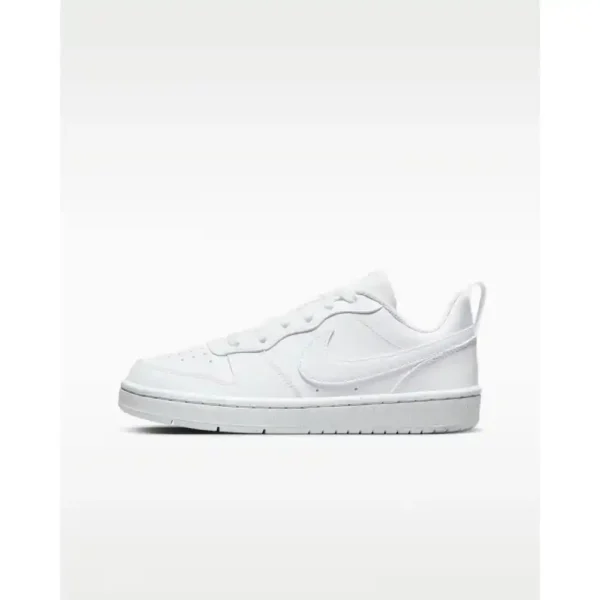 Nike Court Borough Low Recraft Big Kids Sneakers Triple White-1