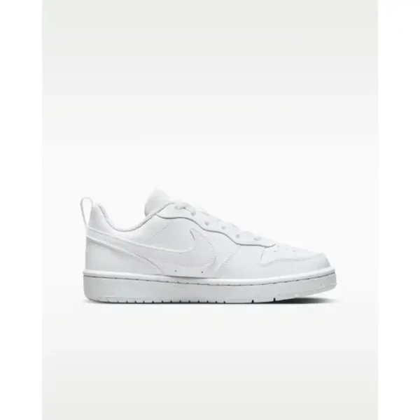 Nike Court Borough Low Recraft Big Kids Sneakers Triple White-2