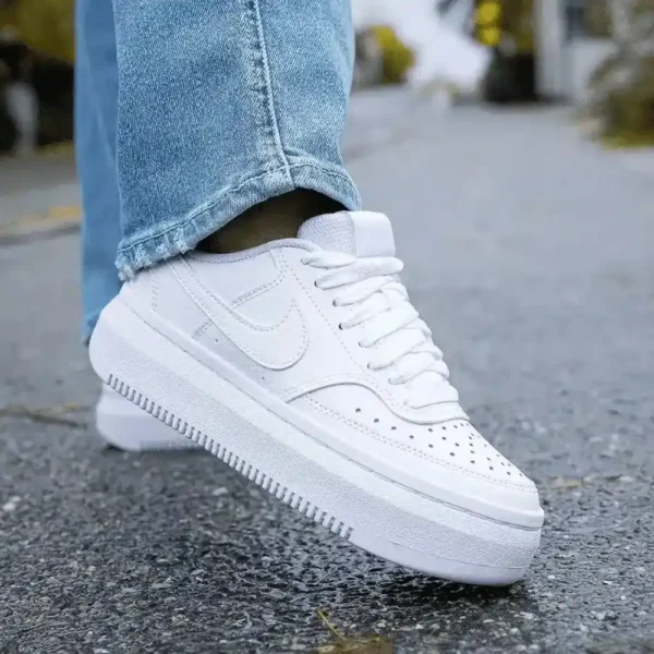 Nike Court Vision Alta Women’s Sneakers Triple White-4