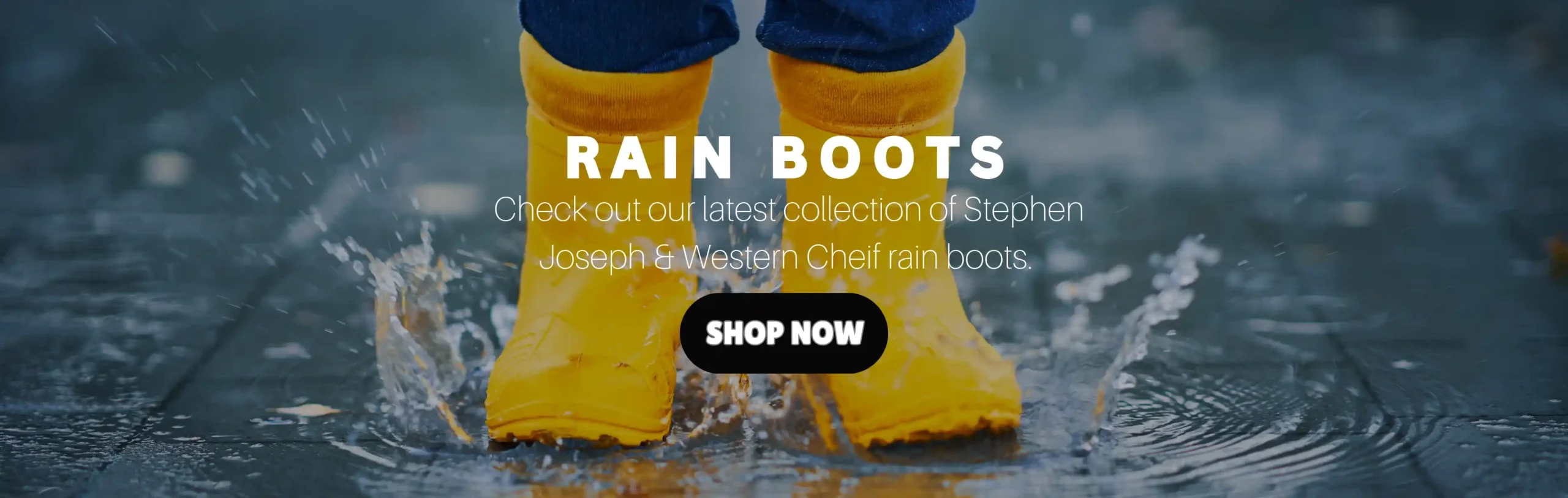 Rainboots Banner