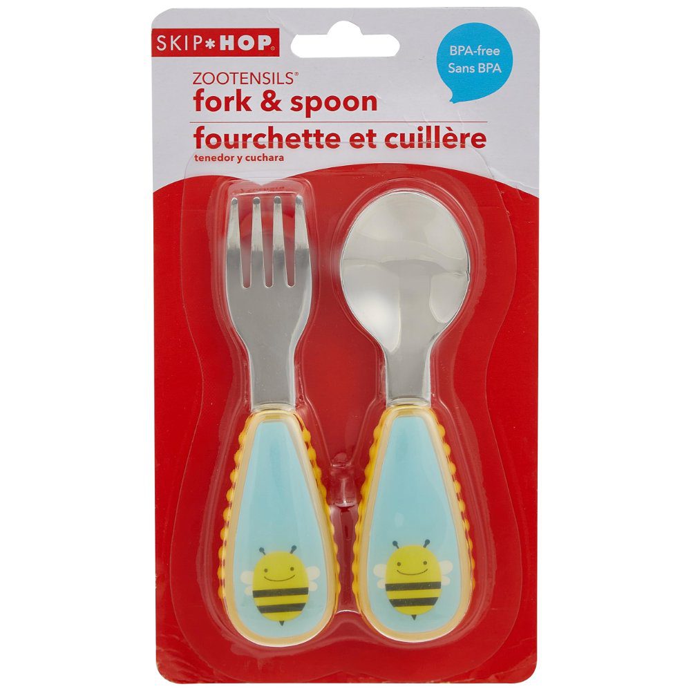 Skip Hop Zoo Fork And Spoon Set