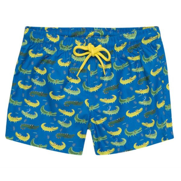 SlipStop Alligator Boys Swim Short