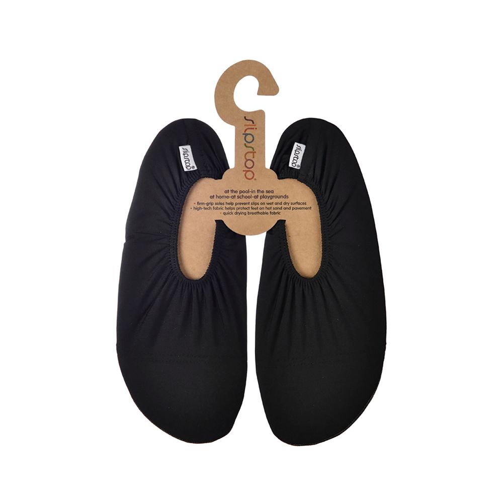 SlipStop Black Anti-Slip Adults Shoes