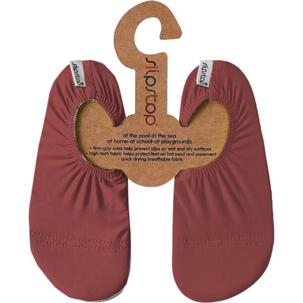 SlipStop Burgundy Anti-Slip Adults Shoes
