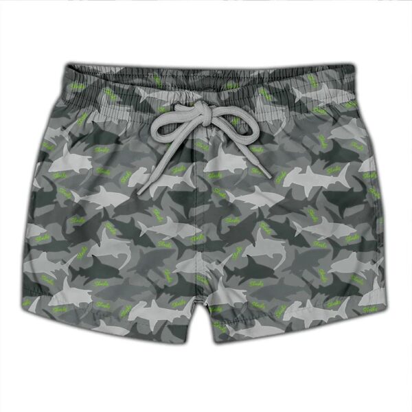 SlipStop Camo Boys Swim Short