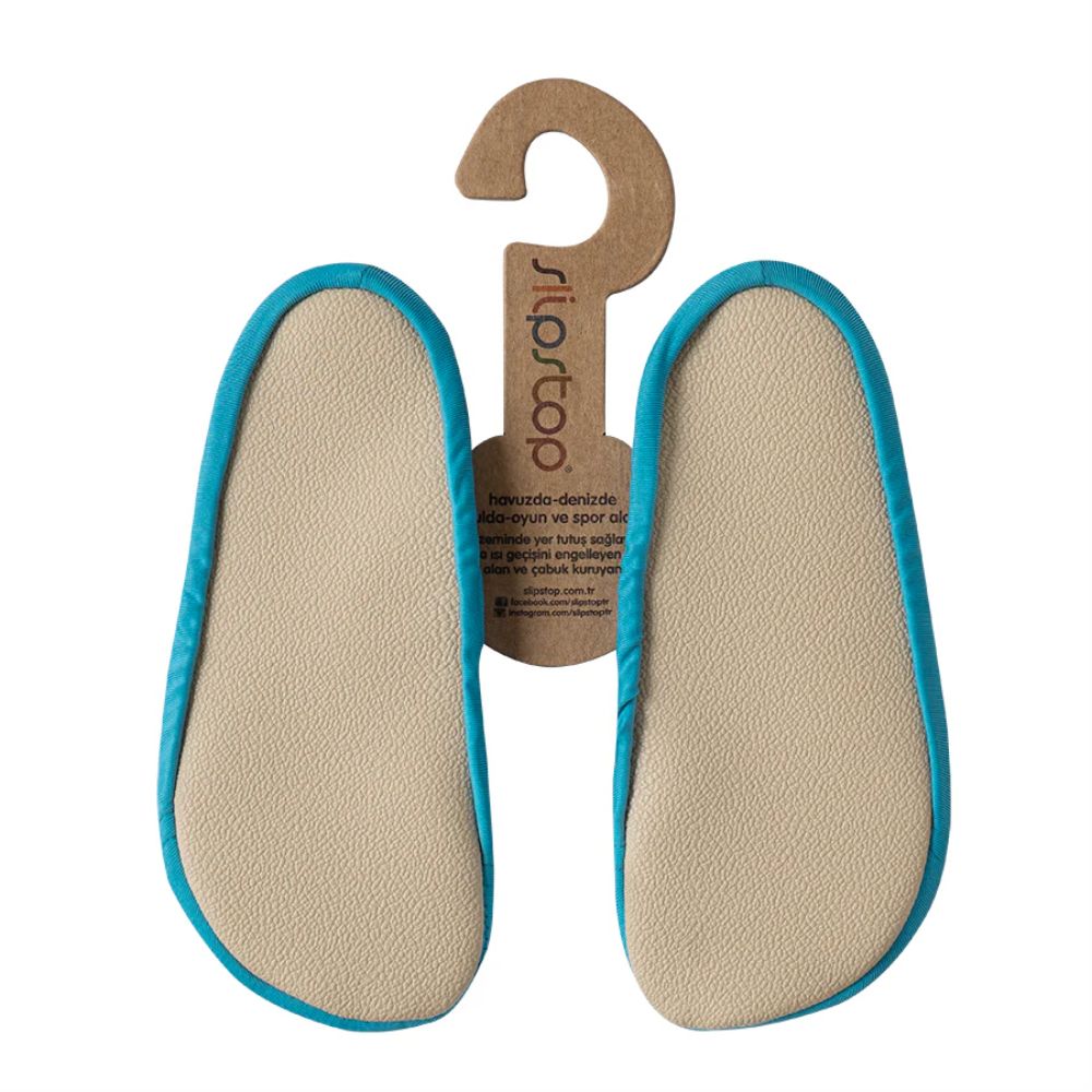 SlipStop Neon Blue Anti-Slip Kids Shoes - Image 2