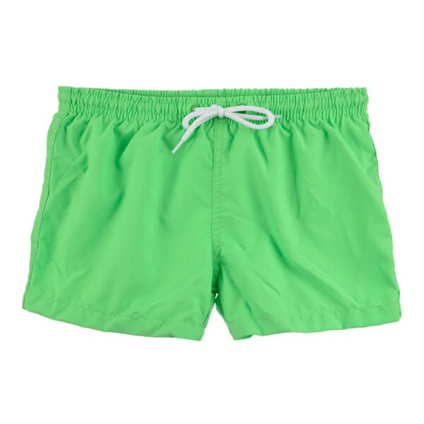 SlipStop Neon Green Boys Swim Short