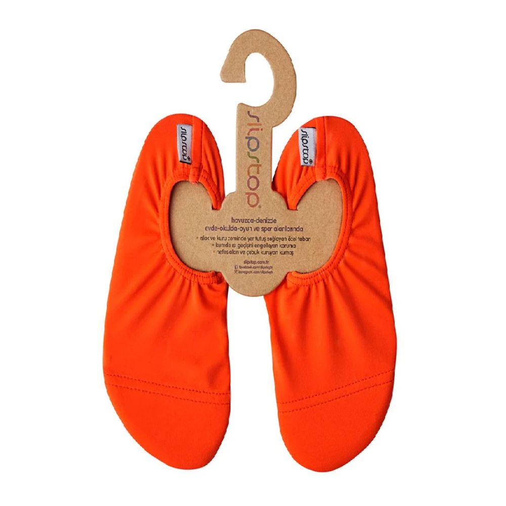 SlipStop Neon Orange Anti-Slip Adults Shoes