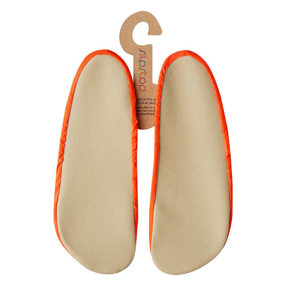 SlipStop Neon Orange Anti-Slip Adults Shoes - Image 2
