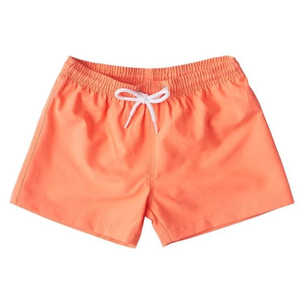 SlipStop Neon Orange Boys Swim Short