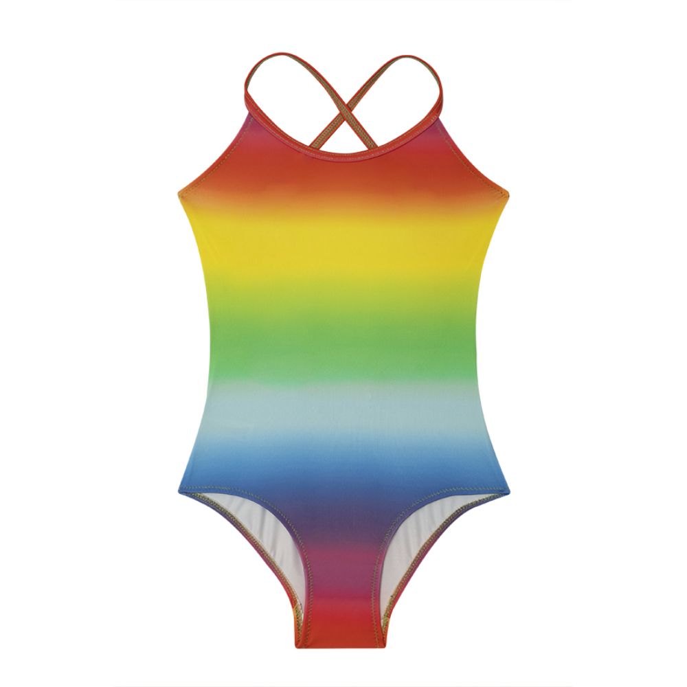 SlipStop Rainbow Girls Swimsuit