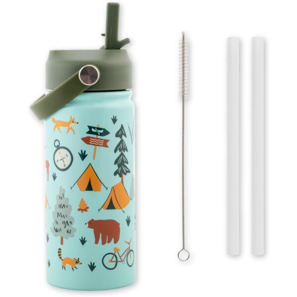 Stephen Joseph Insulated Stainless Steel Bottle With Handle