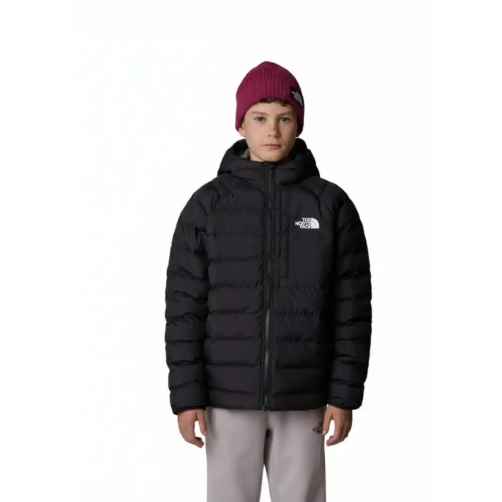 The North Face Boy’s Reversible Perrito Hooded Jacket TNF Black-1
