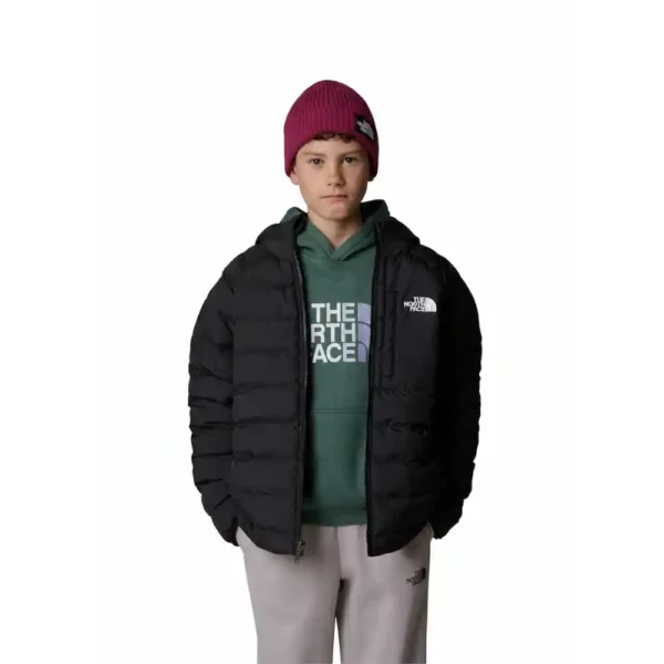 The North Face Boy’s Reversible Perrito Hooded Jacket TNF Black-2