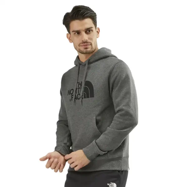 The North Face Men_s Drew Peak Pullover Hoodie Medium GreyTNF Black-1