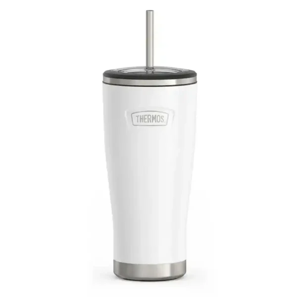 Thermos Stainless Steel Insulated Tumbler With Steel Straw 710ml-1