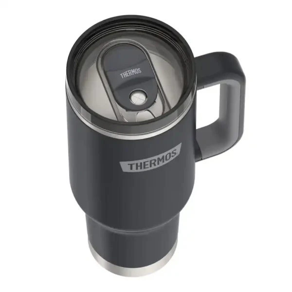 Thermos Stainless Steel Travel Mug With Dual Lid & Straw 1.2L-4