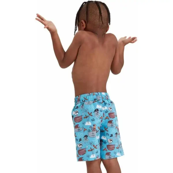 Zoggs Boys Pirate Print Swimming Shorts-2