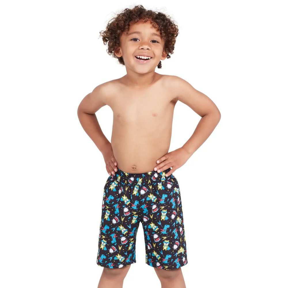 Zoggs Boys Rock Star Ecodura Swimming Shorts - Image 2