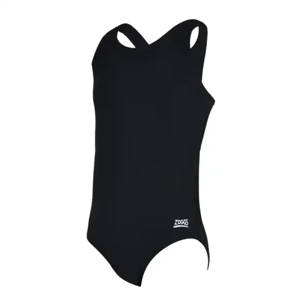 Zoggs Girls Cottesloe Sportsback Swimsuit – Black-1