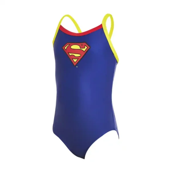 Zoggs Girls Kerrawa Strikeback Swimsuit – Superman-1