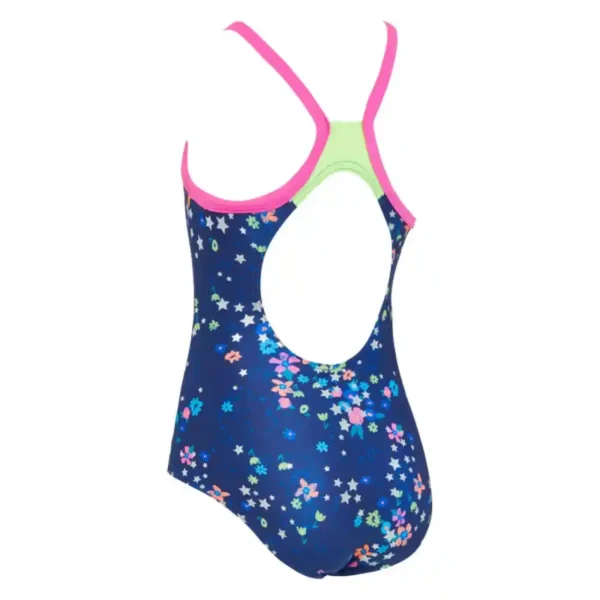 Zoggs Girls Strikeback Swimsuit – Cosmic Flower Print-2