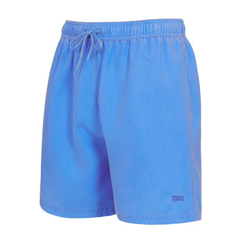 Zoggs Mens Mosman Washed Ecodura Swimming Shorts Blue