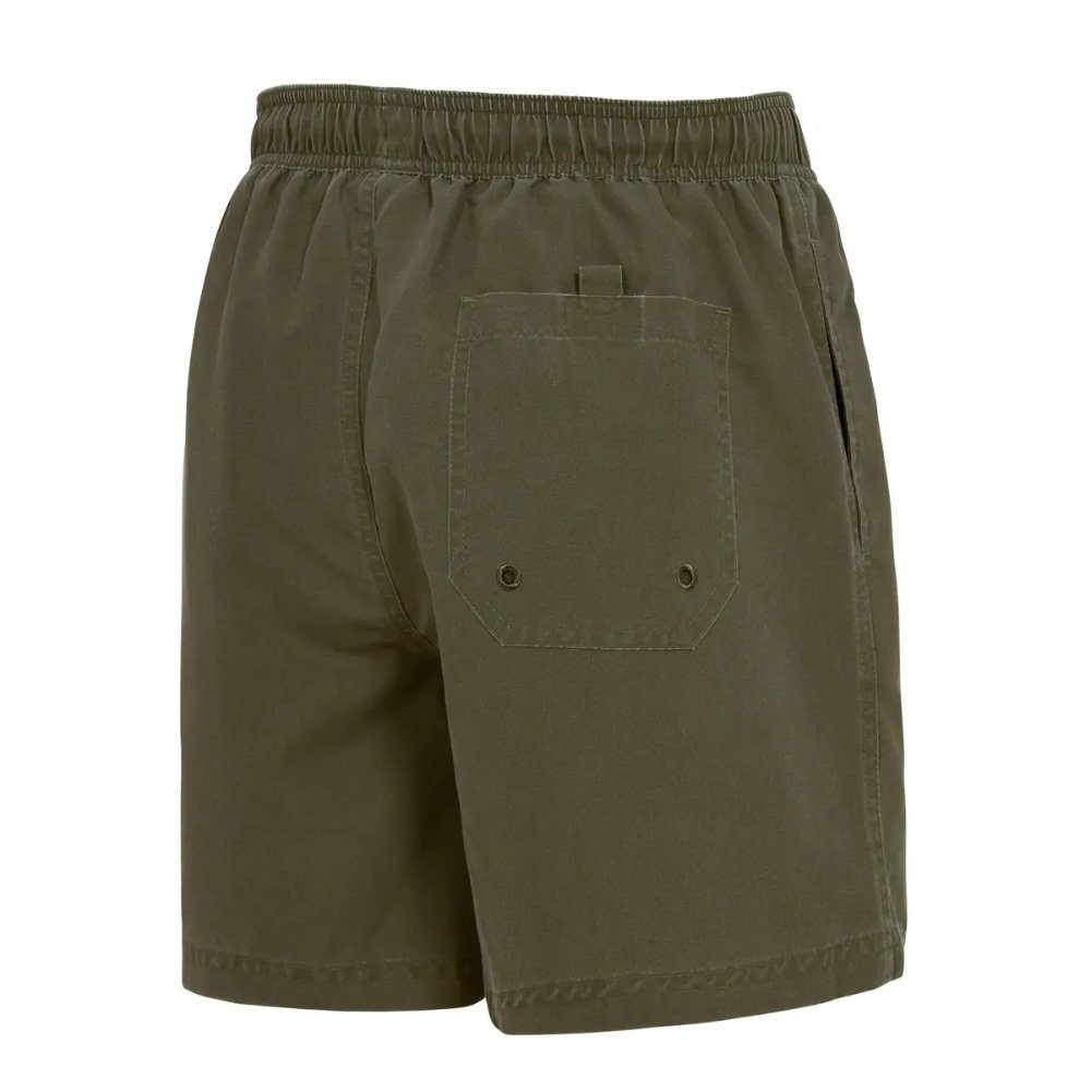 Zoggs Mens Mosman Washed Ecodura Swimming Shorts Khaki - Image 2